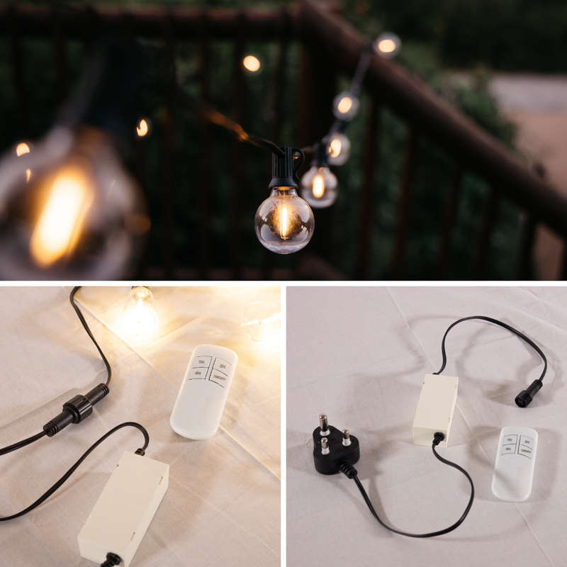 Classic Remote On/Off Switch and Timer for String Light