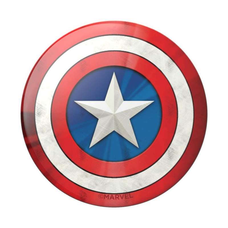 Popsockets - Premium Marvel PopGrip - Captain America Icon