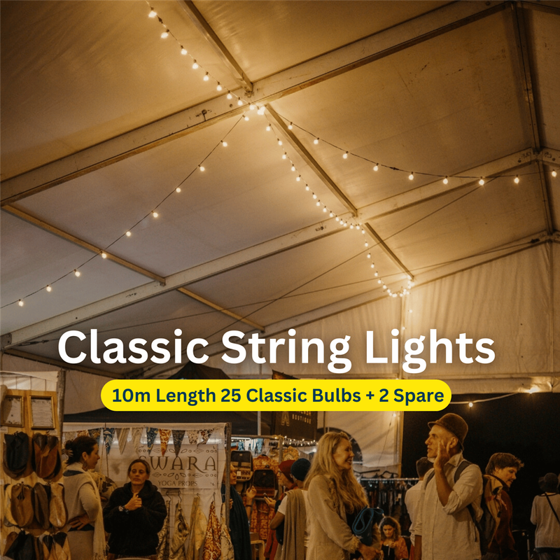 10m 25 LED Bulb Classic String Light