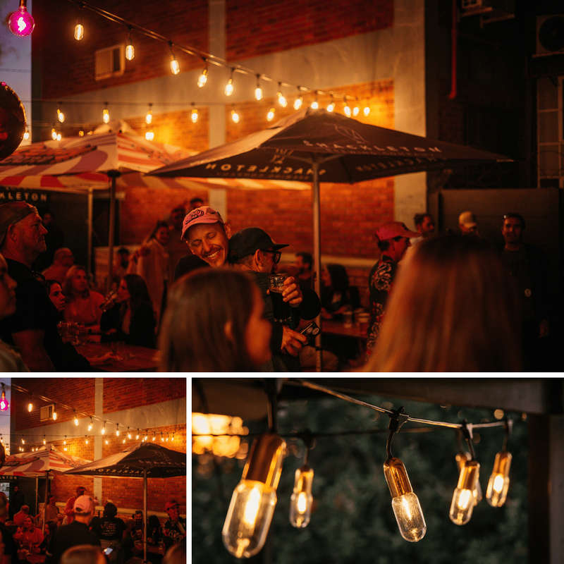 10m 10 LED Festoon Gold Vintage Drop String Lights
