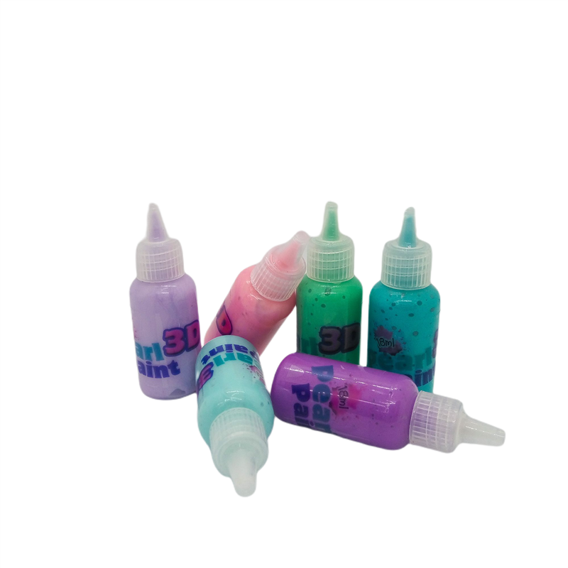3D Pearl Paint Set - Light: Blue/ Purple/ Pink