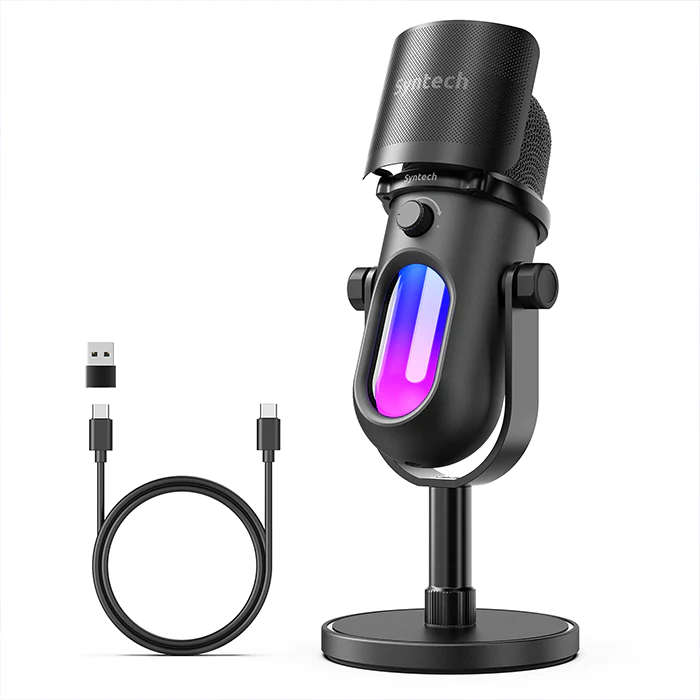 Syntech - RGB Glowmic USB Condenser Microphone