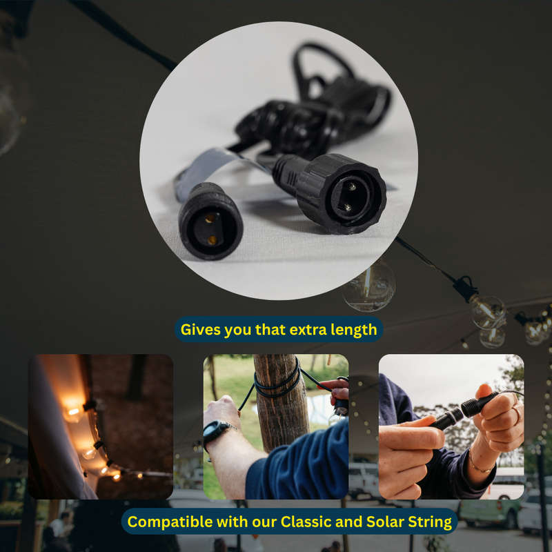 Classic 2 Meter Extension for Solar or Plug-in String Light