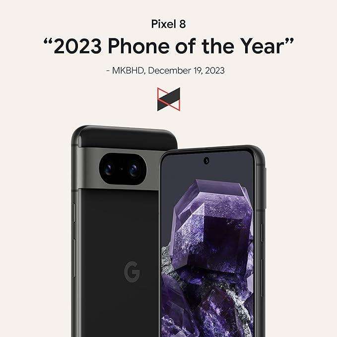 Google - Pixel 8 128GB (Unlocked) - Obsidian (Parallel Import)