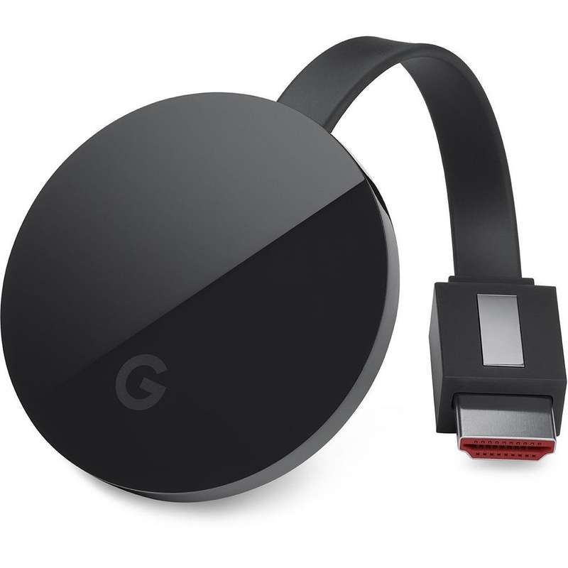 Google - Chromecast Ultra - Black - Refurbished OEM (Grade B)