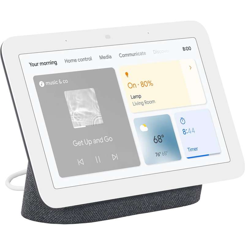 Google Nest Hub 2nd Gen Smart Hub + Rechargeable Nest Wifi Doorbell (Charcoal) (Parallel Import)