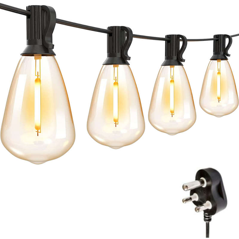 10m 25 Vintage LED Bulb String Lights