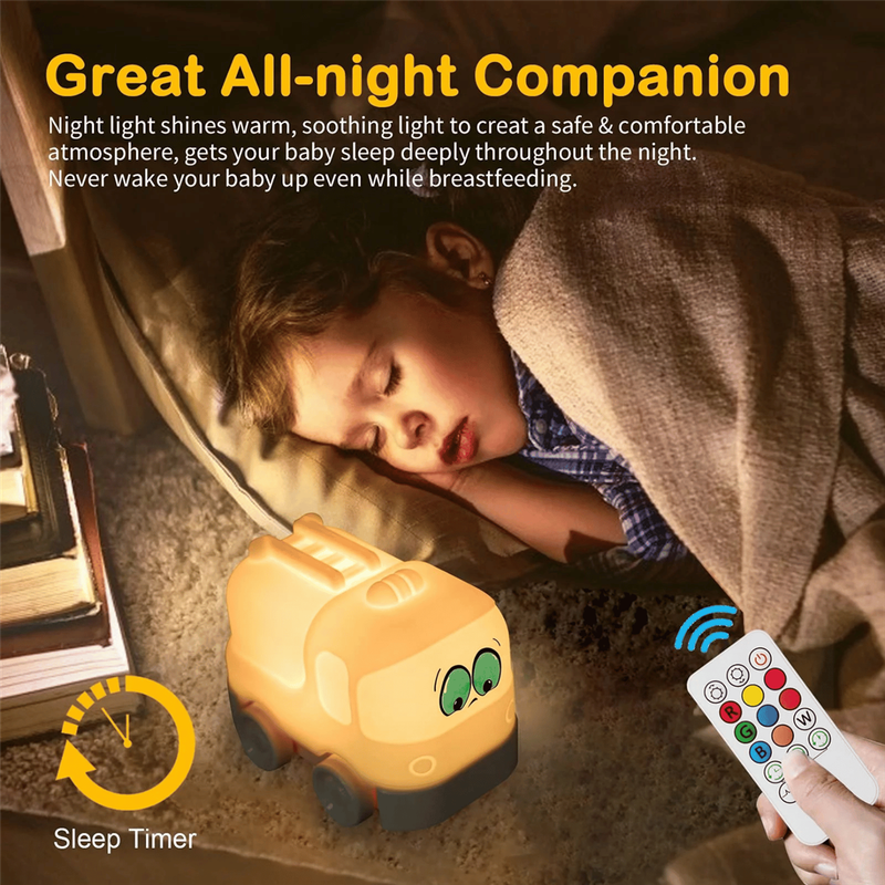 Kids Truck Silicone Night Light | Colour-Changing