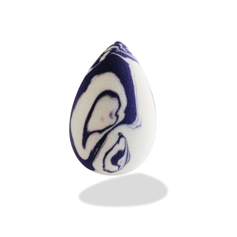 GLAM Beauty - 3pc Marble Design Makeup Blender - Amethyst Swirl