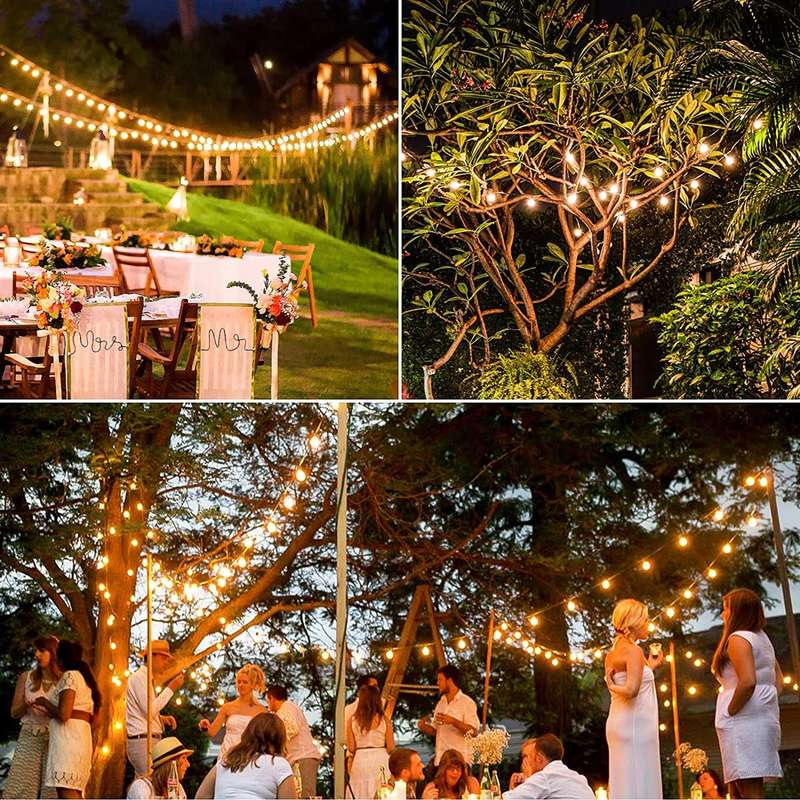 20m Warm White 50 LED Bulb Classic String Lights