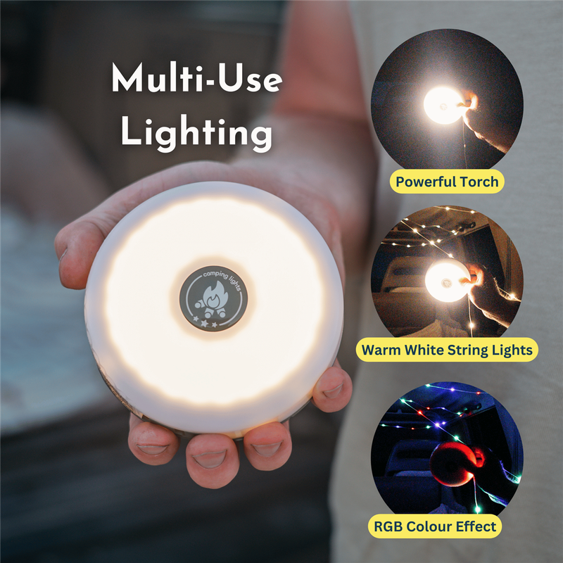 10m 100 RGB LED Camping Lantern String Light
