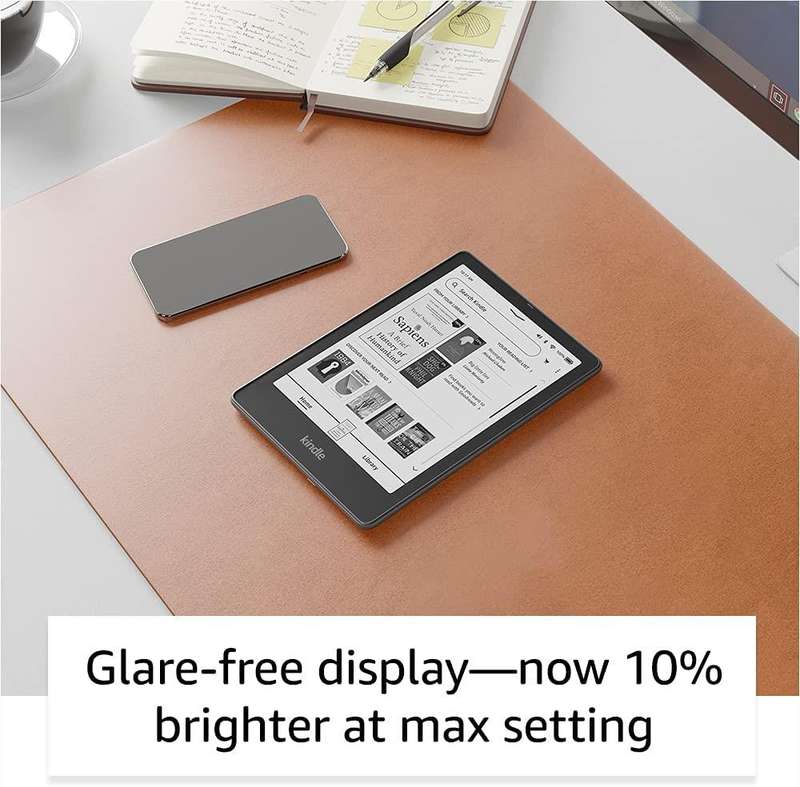 Amazon Kindle Paperwhite - 11th Gen (2021) - 32GB - Black - Signature Edition (Without Ads) (Para...