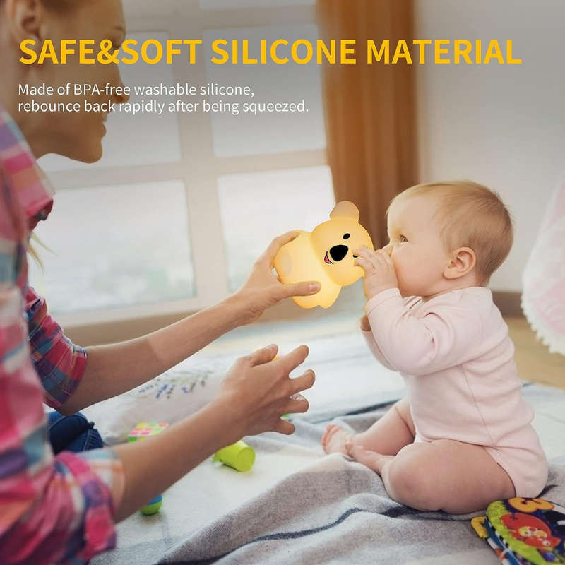 Kids Koala Silicone Night Light | Colour-Changing