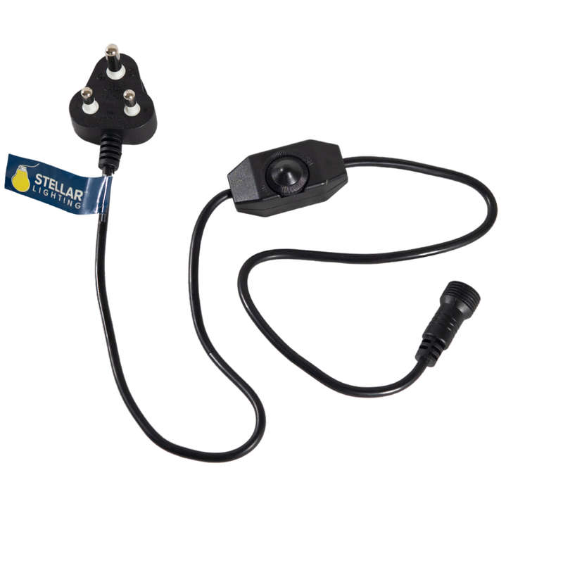 Festoon Dimmer with Dial On/Off Switch for String Light