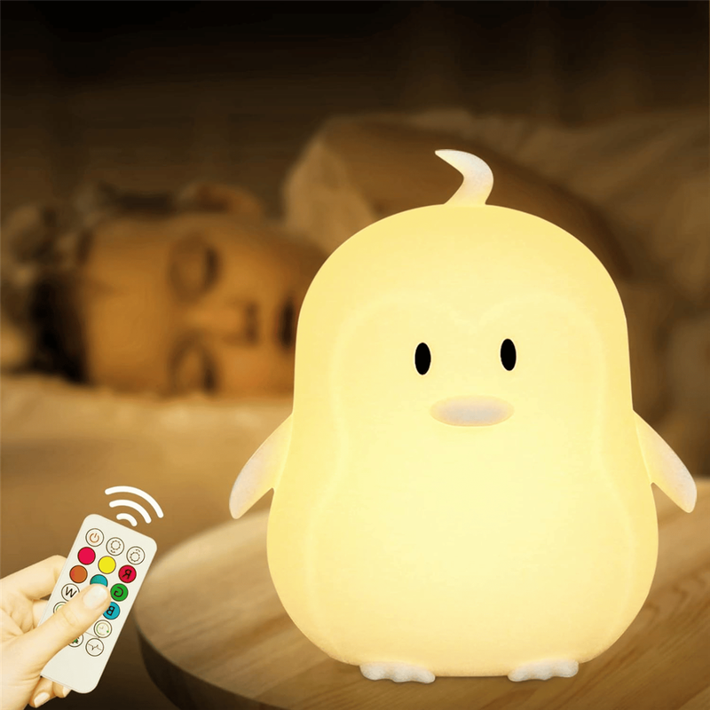 Kids Penguin Silicone Night Light | Colour-Changing