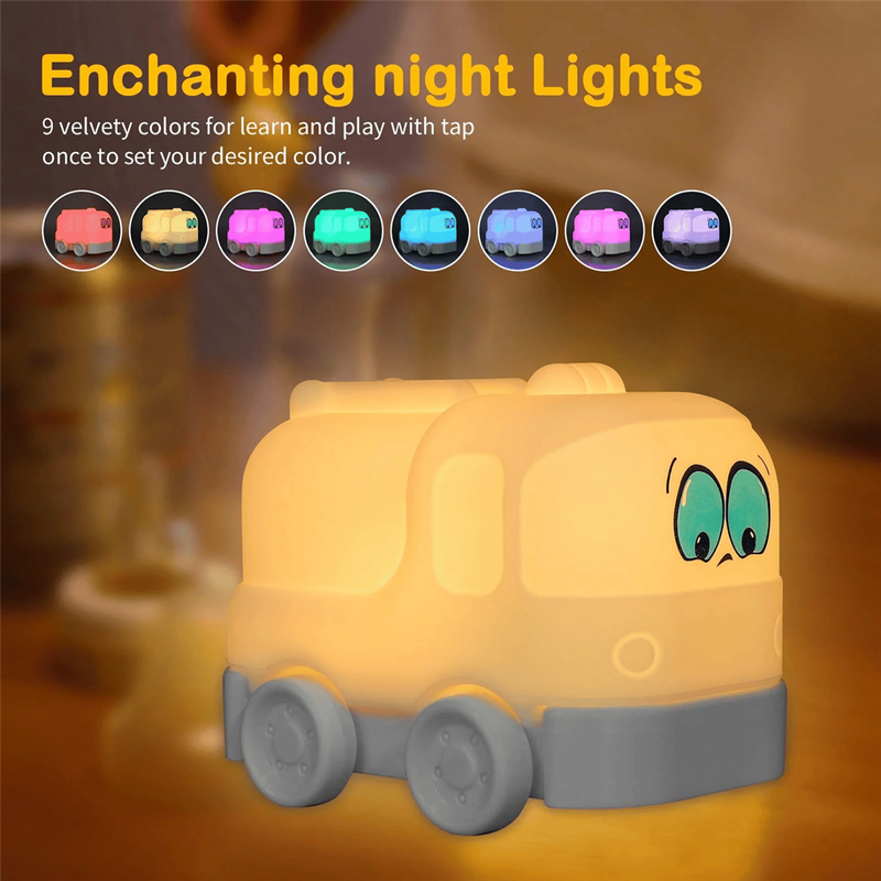 Kids Truck Silicone Night Light | Colour-Changing