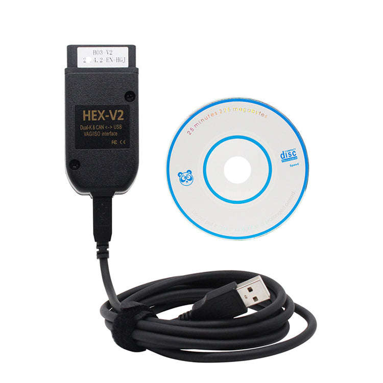 VCDS Cable v25.3 Auto Diagnostic Scanner + Software for VW & Audi