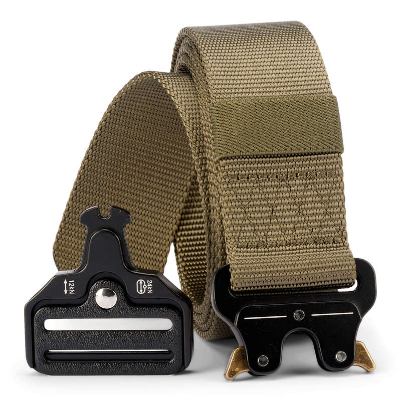 Tactical Waist Belt Heavy Duty Metal Buckle - Military Green