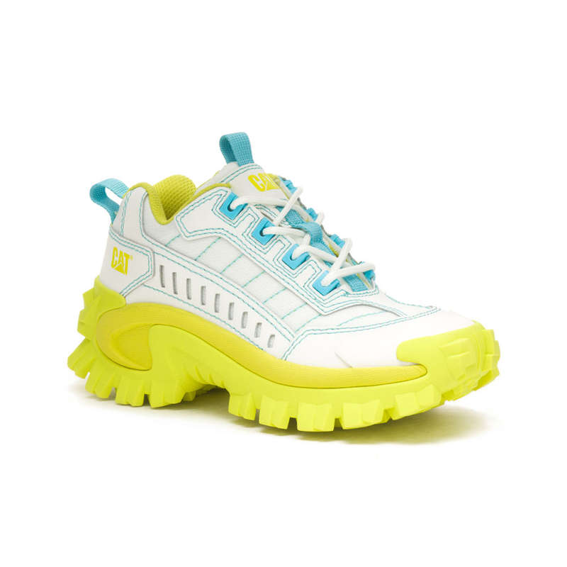 CAT Intruder Supercharged - Bright White/Pale Lime Yellow