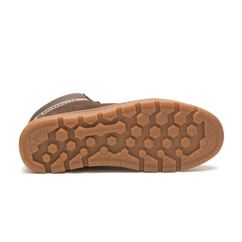 CAT Cite Leather Boot - Coffee Bean