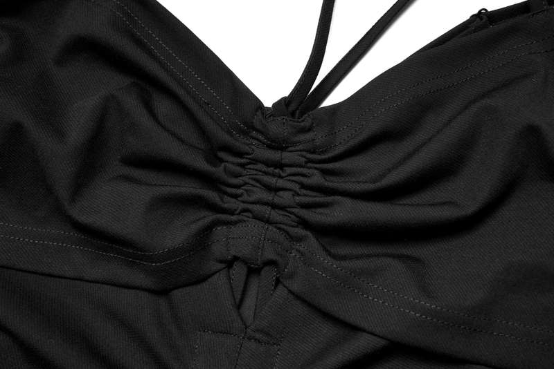 Drawstring Bodycon Slip Dress