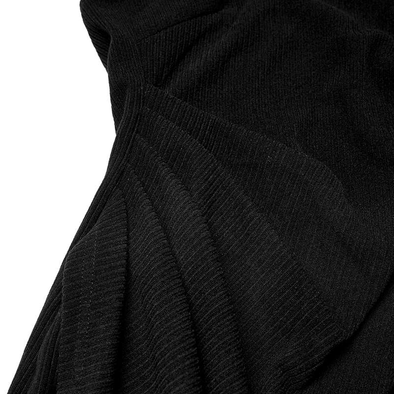 Asymmetric Split Slip Dress With Choker - M-L
