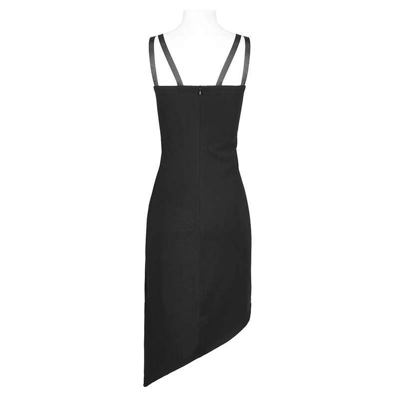 Drawstring Folds Slip Dress - M-L
