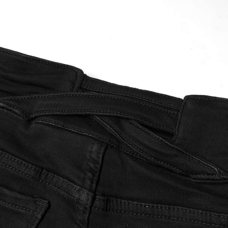 Tight Fit Denim Jeans - S