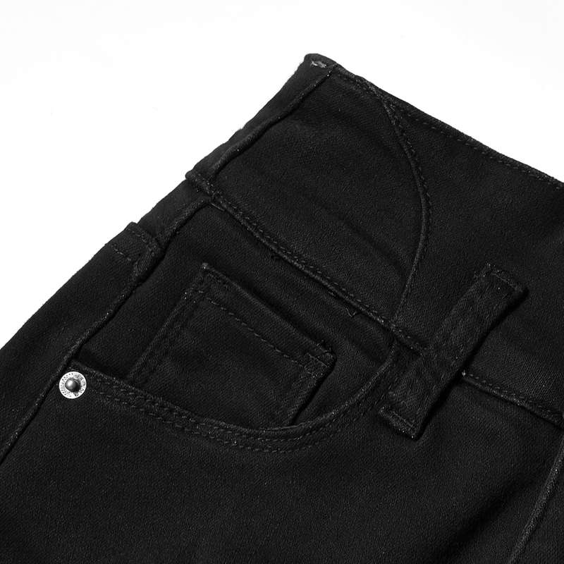 Tight Fit Denim Jeans - S