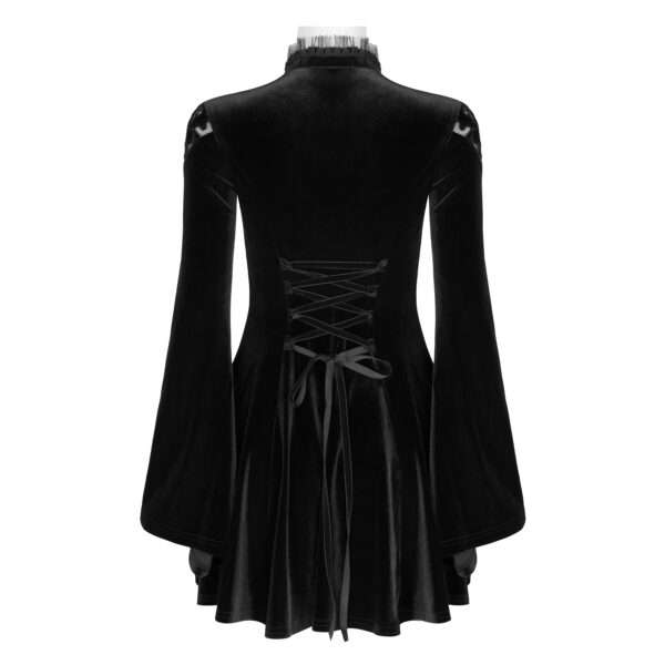 Velvet Long Sleeves Mini Dress