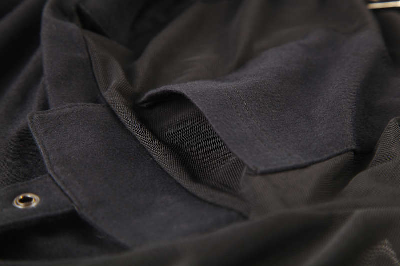 Dark Fashion T-Shirt With Big Hood
