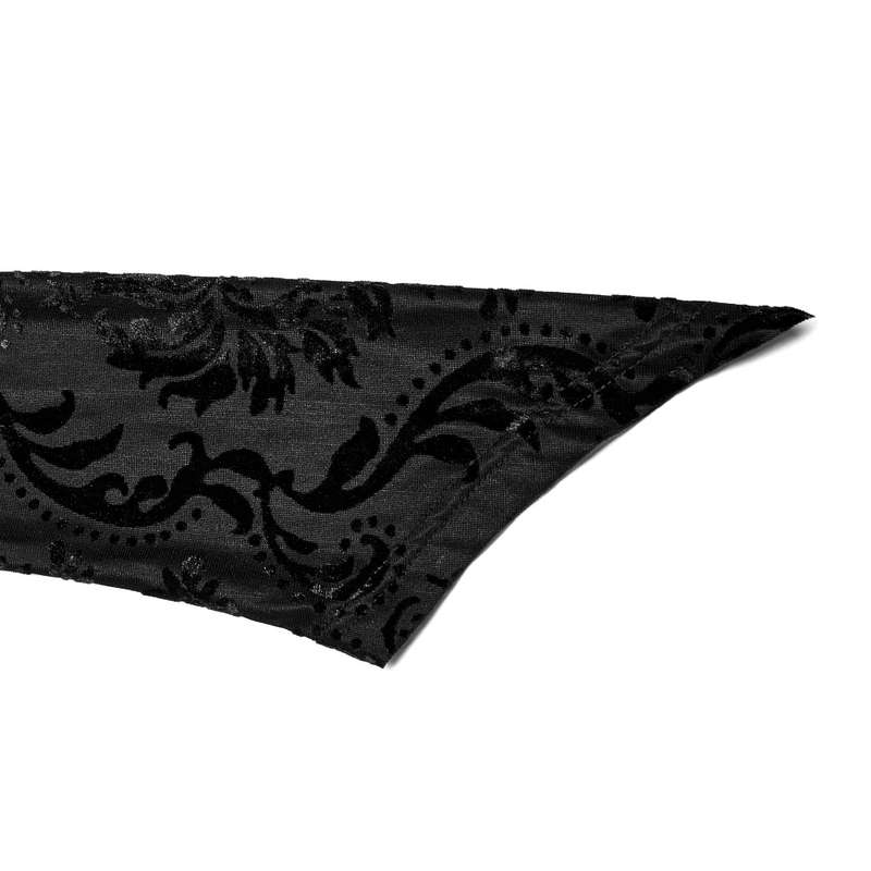 Flocking Gauze See-Through Multi-Segmented Bodysuit