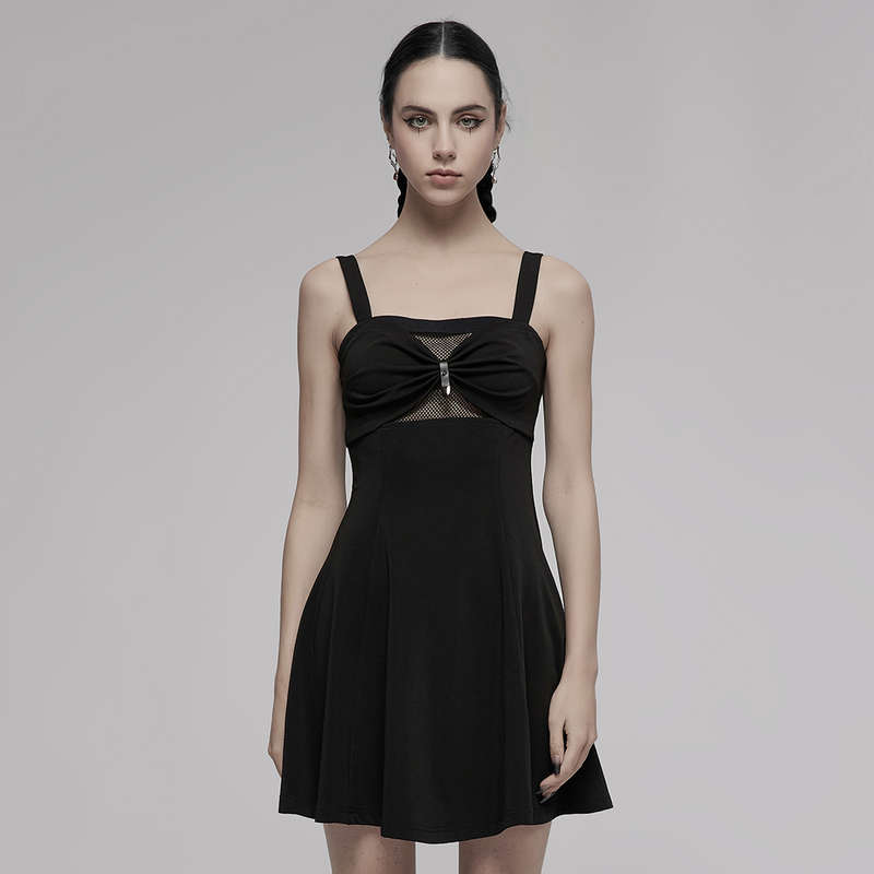 Slim Fit Suspender Dress