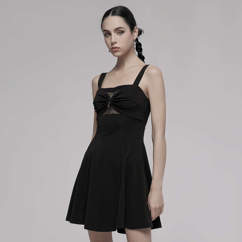 Slim Fit Suspender Dress