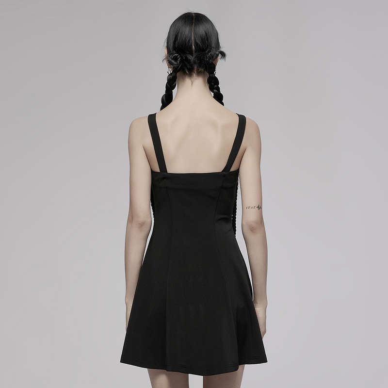 Slim Fit Suspender Dress