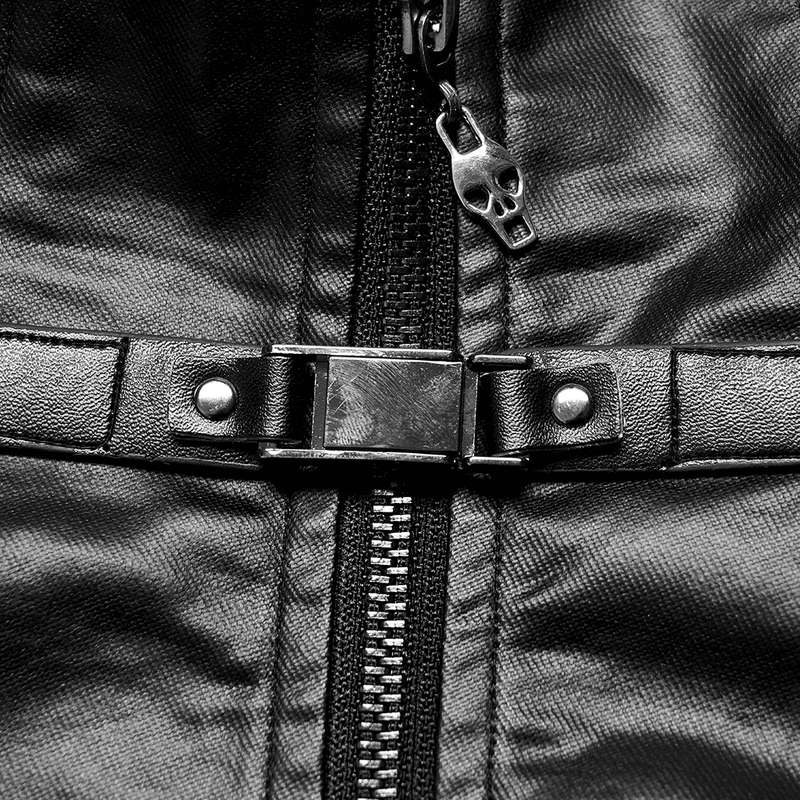 Wide Shoulder Vest With Waist Loop