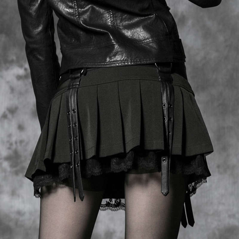 Goth Style Mini Skirt