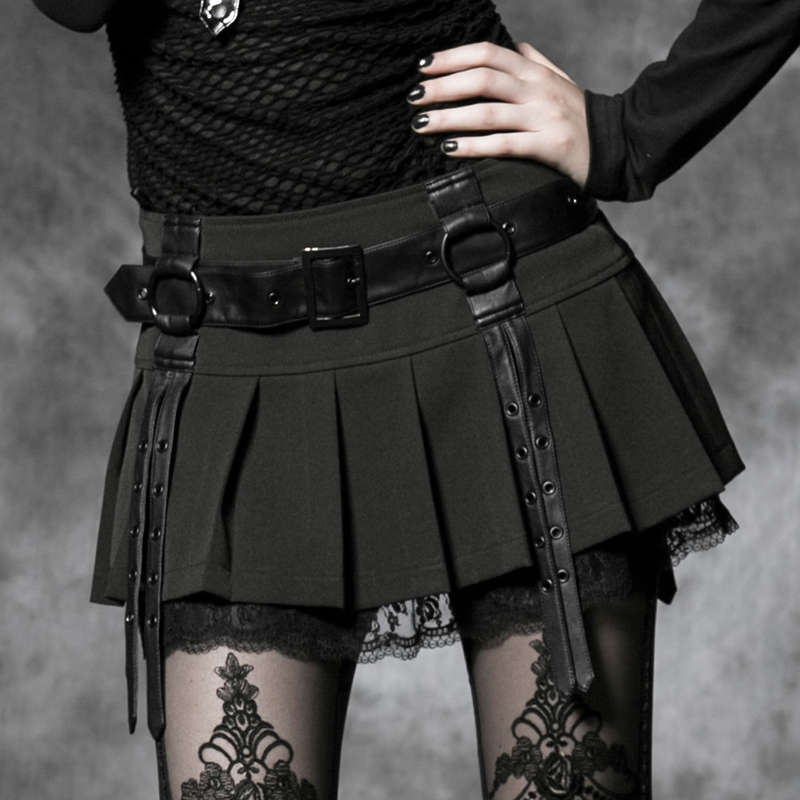 Goth Style Mini Skirt