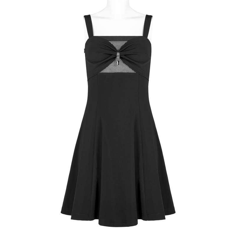 Slim Fit Suspender Dress