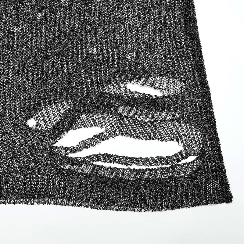 Ripped Irregular Vest