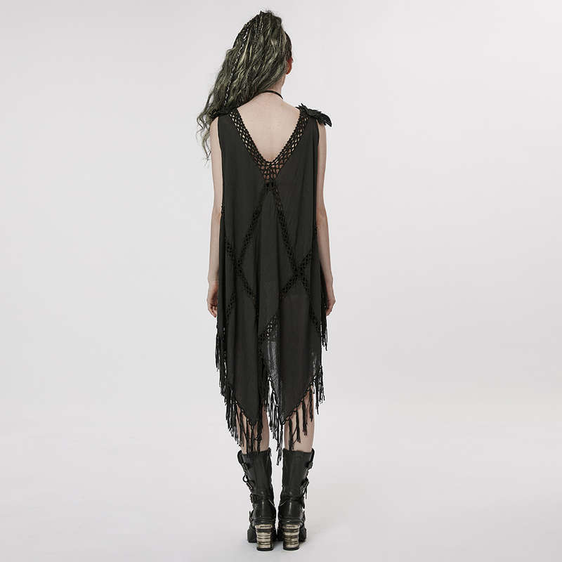 Woven Sleeveless Cover Up Dress