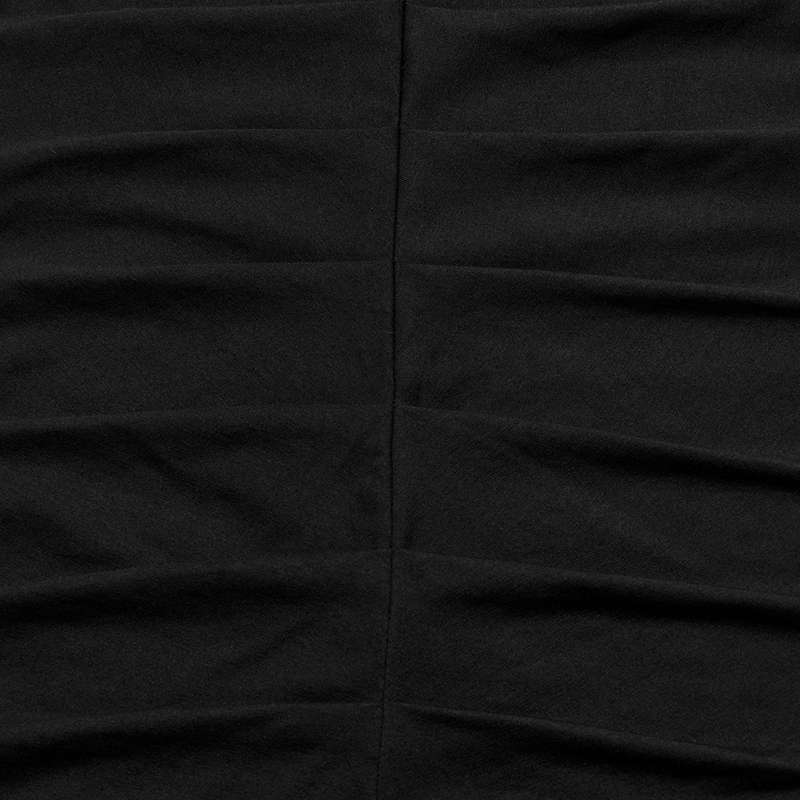Knitted Mesh Neckline T-Shirt
