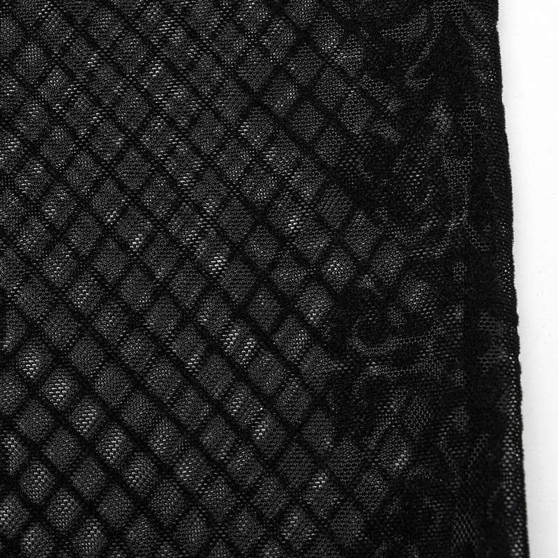 Elegant Pattern Mesh Shirt