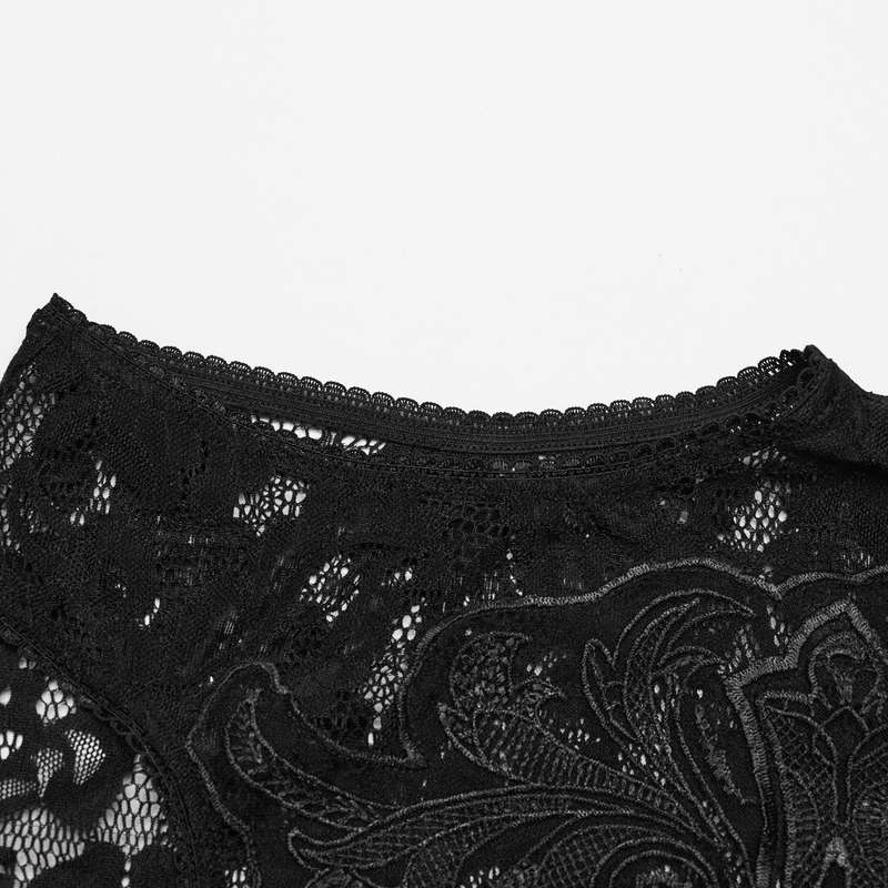 Lace Tank Cropped Top
