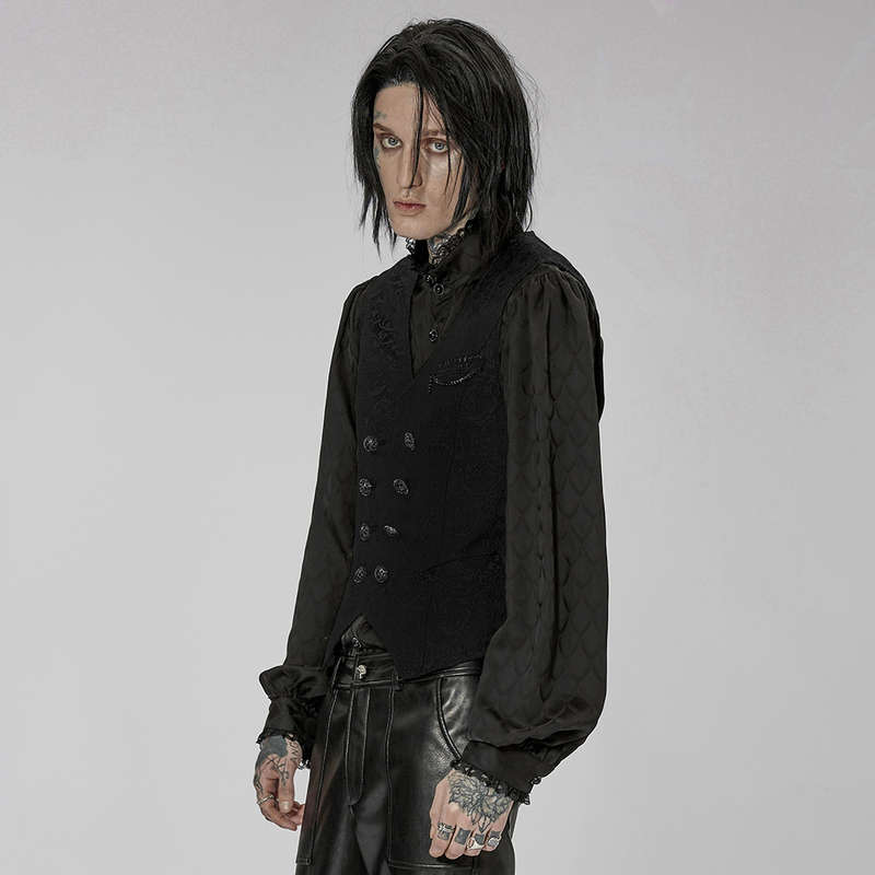 Exquisite Pattern Jacquard Waistcoat