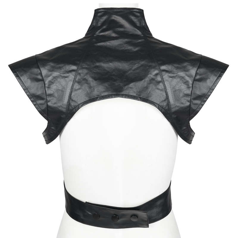 Wide Shoulder Vest With Waist Loop