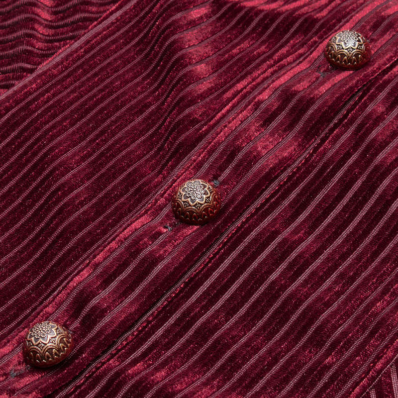 Dark-Grain Velvet Shirt