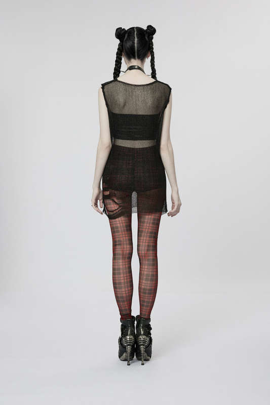Ripped Irregular Vest