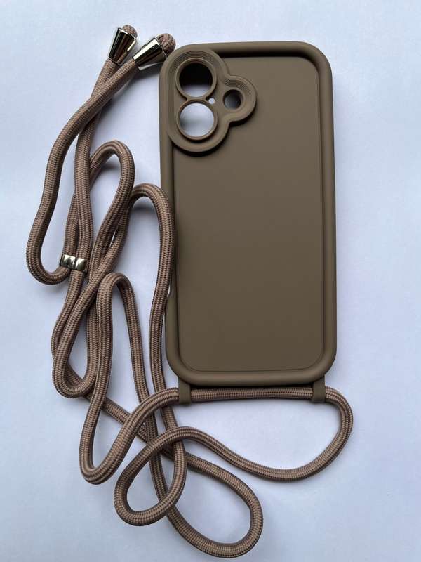 Crossbody Lanyard Silicone Case Cover For iPhone 16