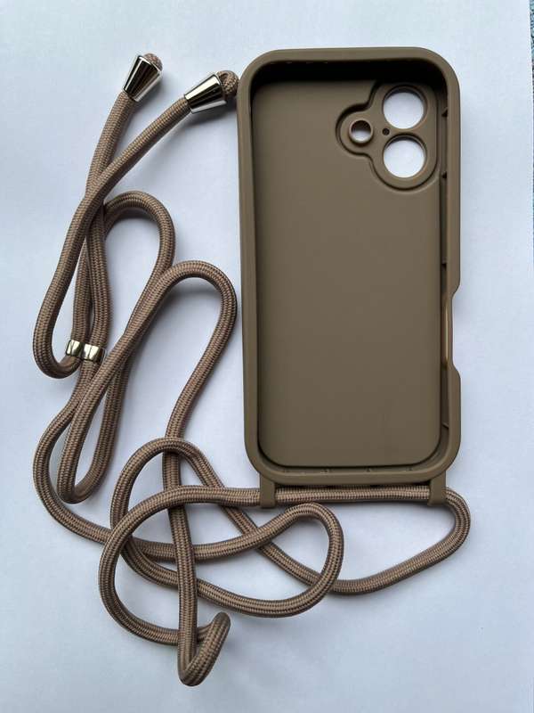 Crossbody Lanyard Silicone Case Cover For iPhone 16